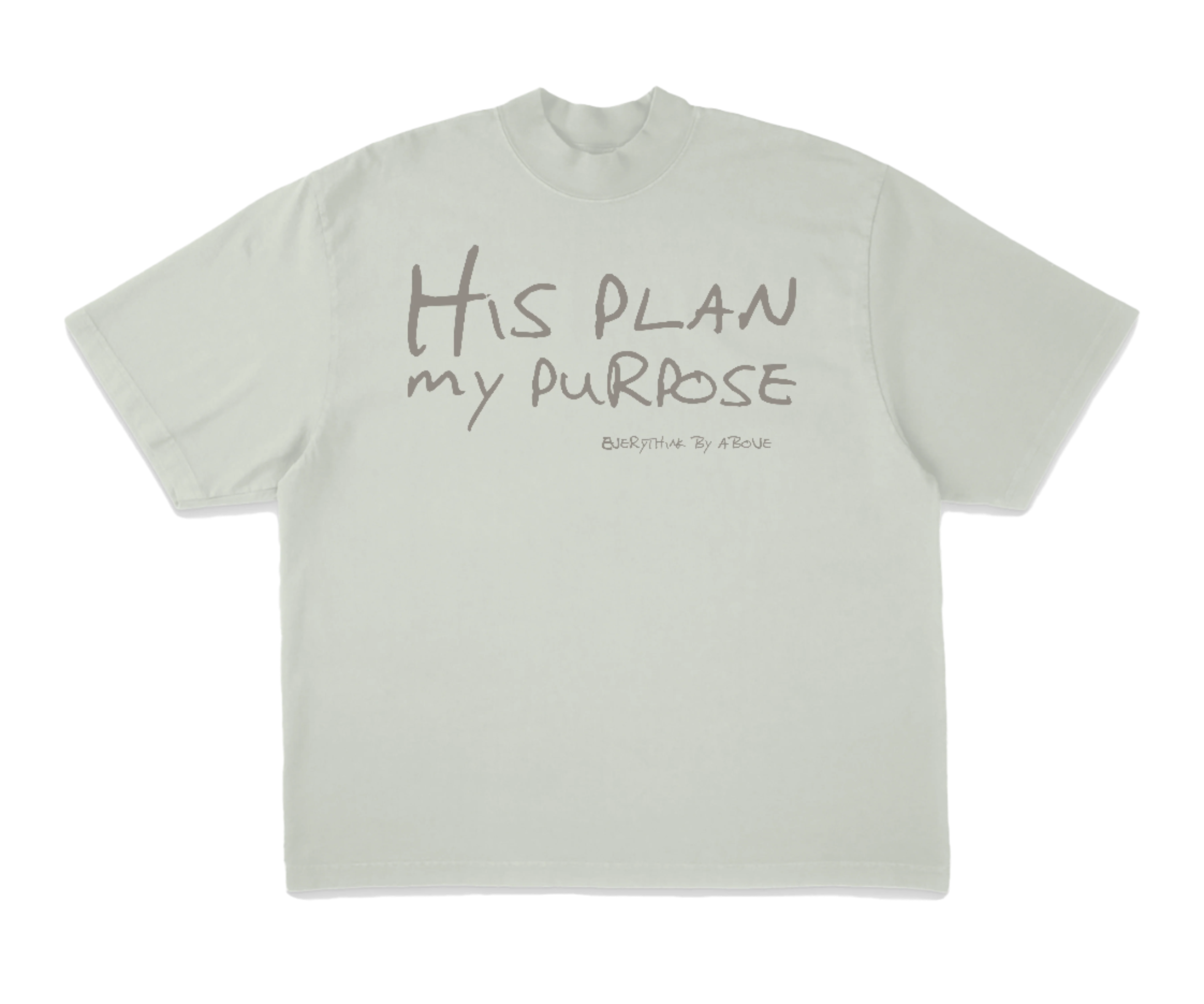 Oversized HIS PLAN TEE Shirt