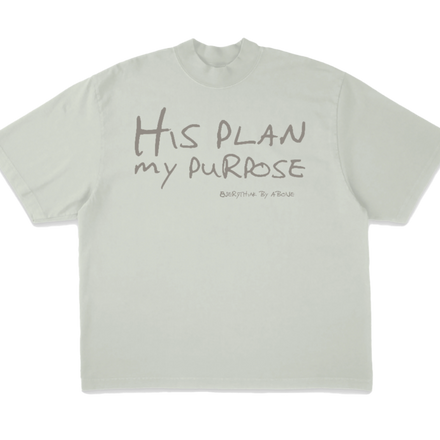 Oversized HIS PLAN TEE Shirt